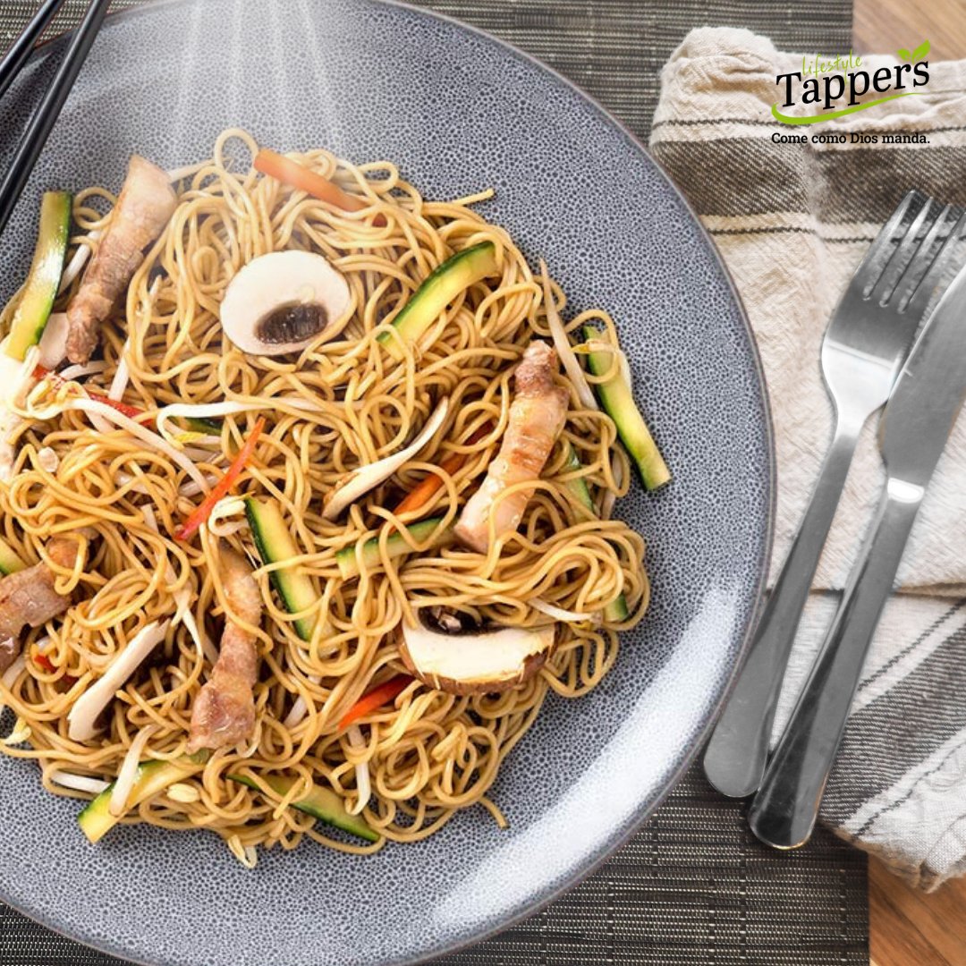Noodles con Panceta Natural 🍝

Una mezcla del dulzor de la soja y el bambú, junto al propio jugo de los dados de panceta. 

.
.
#Tappers #Noodles  #comidaadomicilio #recetassaludables #comidapreparada #madrid #hechoenespaña #comidasaludablevidasaludable