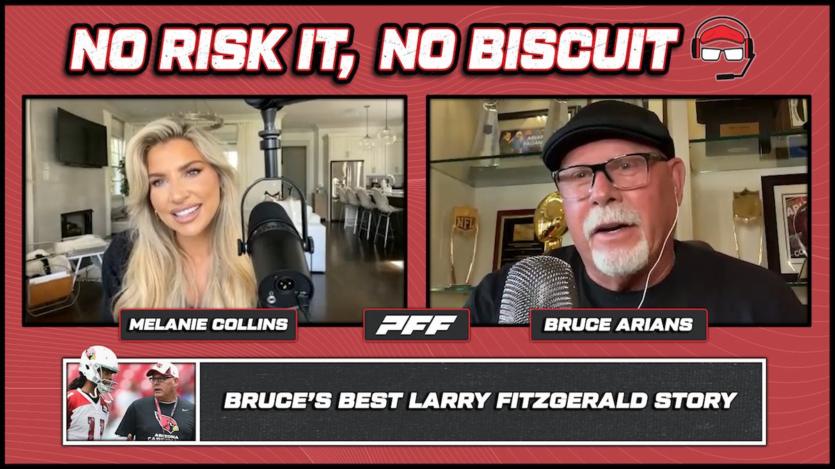 What's Bruce's favorite <a href="/LarryFitzgerald/">Larry Fitzgerald</a> story? Find out on Ep.2 of the NO Risk It No Biscuit Podcast dropping LATER TODAY!

Subscribe: youtube.com/@NoRiskItNoBis…