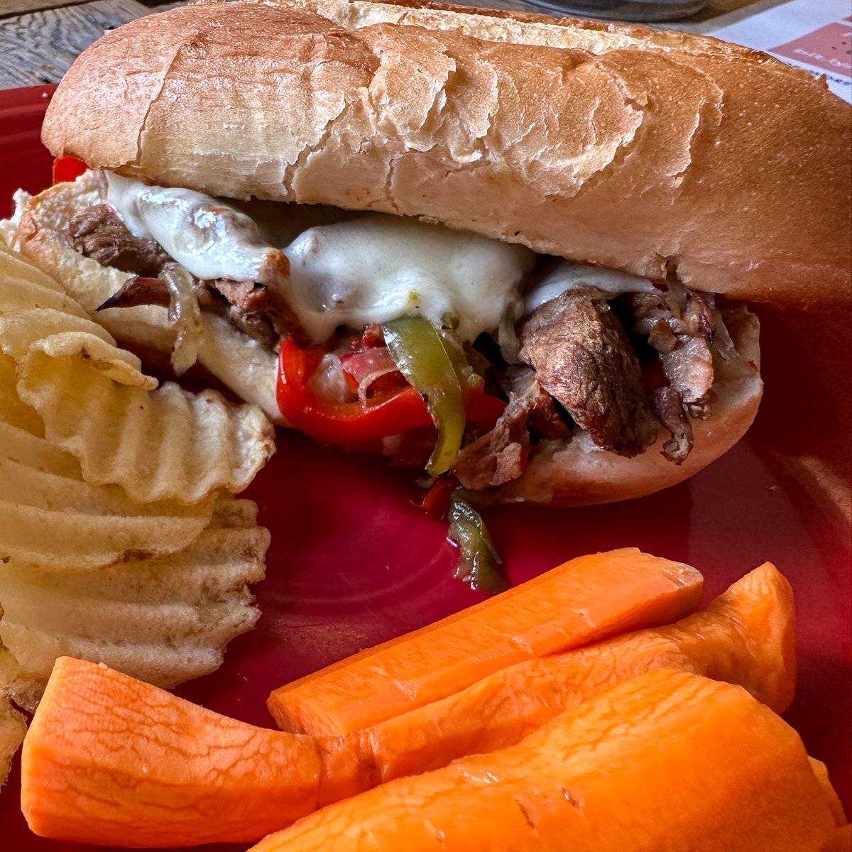 Crockpot Philly Cheesesteak justabunchofcrock.com/2023/09/19/cro… 

Made this recipe last night. So happy with how it turned it! Added the recipe to my blog and shared the link below. Let me know if you give it a try!
#justabunchofcrock #NewRecipeAlert
