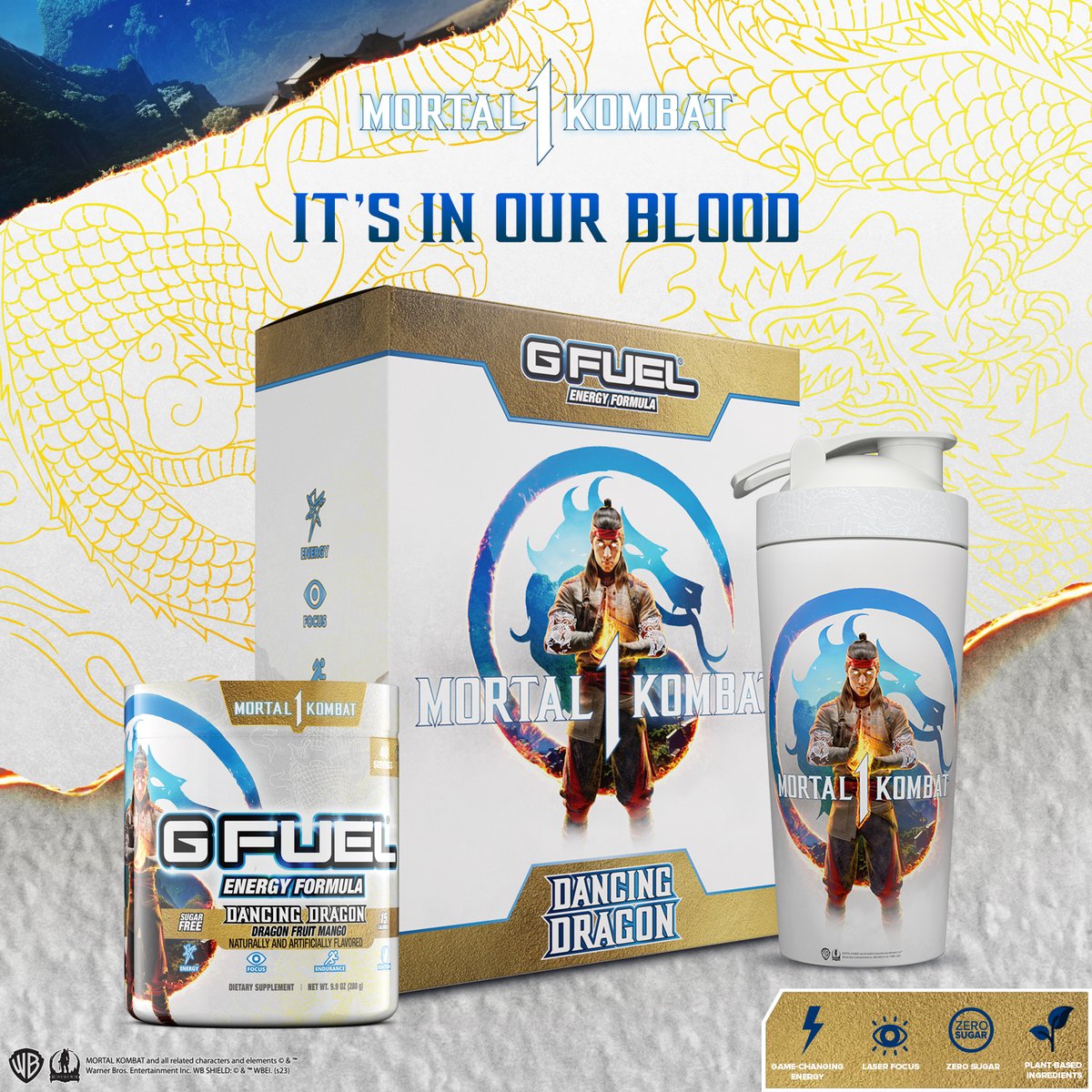 💙 𝐑𝐓 + 𝐅𝐨𝐥𝐥𝐨𝐰 + 𝐂𝐨𝐦𝐦𝐞𝐧𝐭 𝐲𝐨𝐮𝐫 𝐟𝐚𝐯 𝐌𝐊 𝐜𝐡𝐚𝐫𝐚𝐜𝐭𝐞𝐫 to win a <a href="/MortalKombat/">Mortal Kombat 1</a> x #GFUEL 𝐃𝐀𝐍𝐂𝐈𝐍𝐆 𝐃𝐑𝐀𝐆𝐎𝐍 Kollector's Box!

🐉 2 winners picked later this week to celebrate the RESTOCK! #MK1 

🛒 𝐆𝐄𝐓 𝐘𝐎𝐔𝐑𝐒: GFUEL.ly/mk1-dancing-dr…