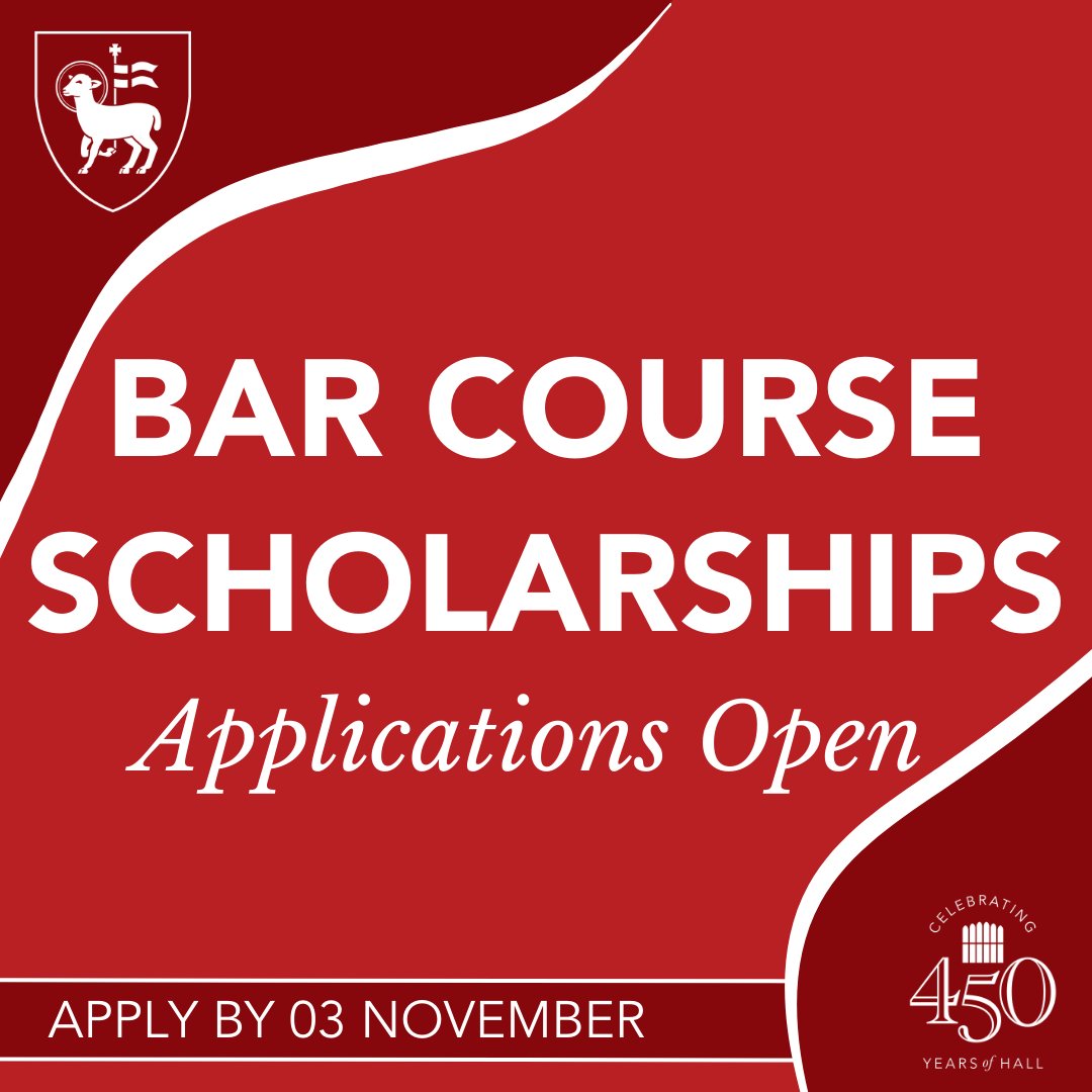 Studying the Bar Course from September 2024/January 2025? Applications are open for our Bar Course Scholarships! For full details and to apply, visit loom.ly/fZ0Jf6E