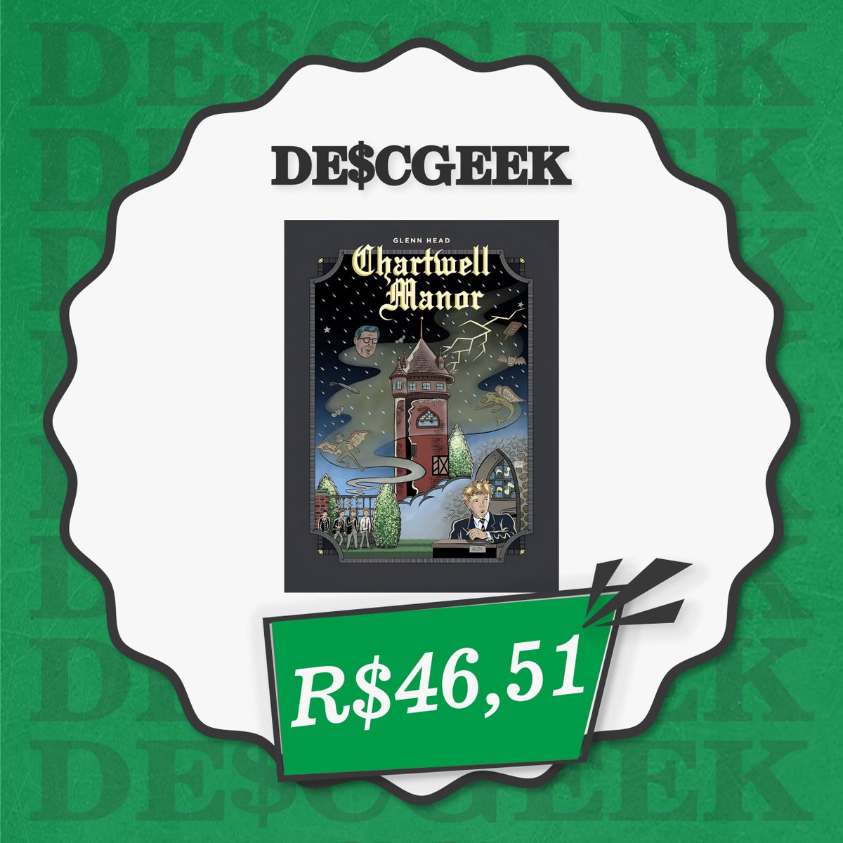 ✳️ Chartwell Manor – Graphic Novel Volume Único
💳 R$46,51 (à vista)
🚛 Frete (Prime) Grátis 
🔗👉🏾 amzn.to/45VEqmc
└ 📬 @descgeek (Nos Destaques/Stories)
🔎 TAG: #DG250 #Amazon #ChartwellManor #GlennHead #quadrinho #hq #literaverso