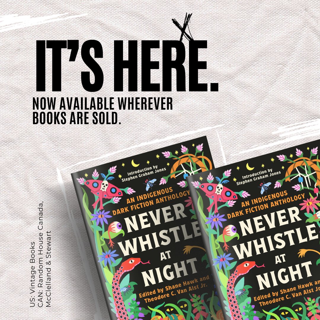 IT'S HERE.
#NeverWhistleAtNight is now available in trade paperback, ebook, and audiobook.

I'm beyond thrilled, beyond grateful for this opportunity.

I'd like to share that before launch, NWAN entered its third printing and is currently sold out on both UK and US Amazon. And