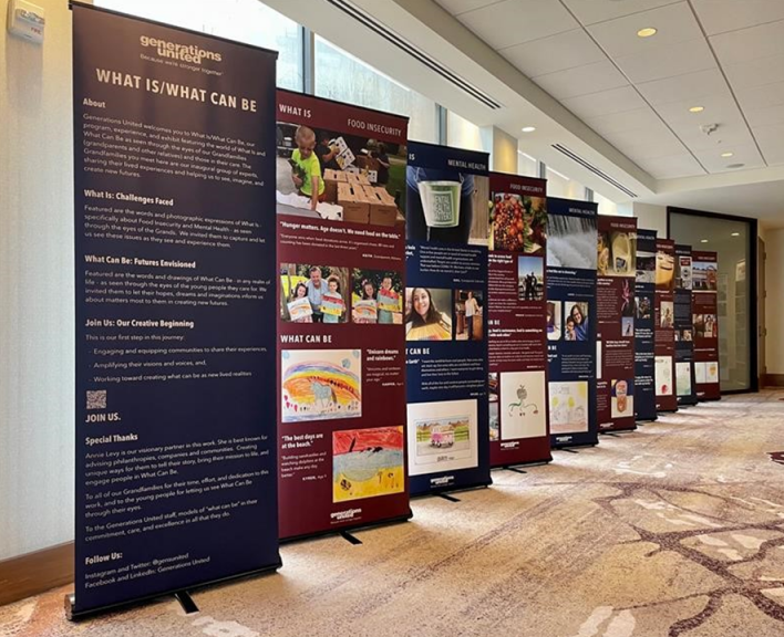 GensUnited's tweet photo. Generations United welcomes you to What Is/What Can Be, our program, experience, and exhibit featuring the world of What Is and What Can Be as seen through the eyes of grandfamilies. 

Visit the What Is/What Can Be Exhibit here: https://t.co/lzC45FWBG9 https://t.co/2aEie4ByqK
