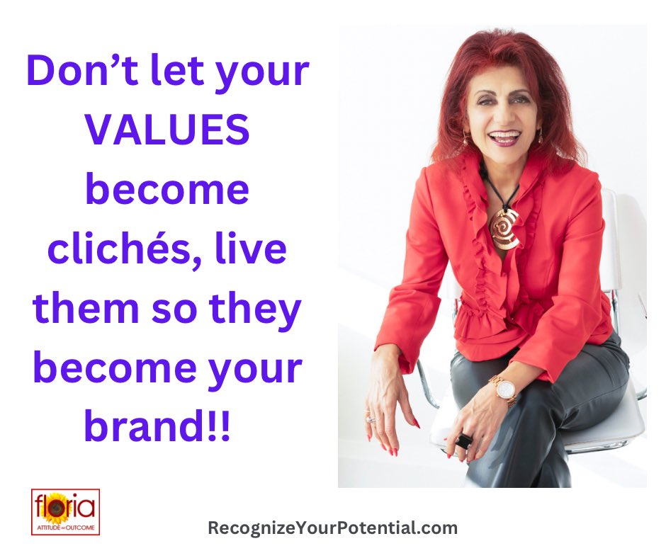 Build your brand by living your mission & values with authenticity!!😃💯👍
#flourishwithfloria
#growthmindset #recognizeyourpotential #liveyourvalues #lead #buildyourbrand #authenticity @bdc_ca @theNSCDA @nsccENTREPR @TBTtweet @can_wcc @PSPC_SPAC @BusinessInsider @ontariobusiness