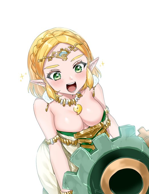 ゴーレムに乗って無防備で危険なゼルダ様 