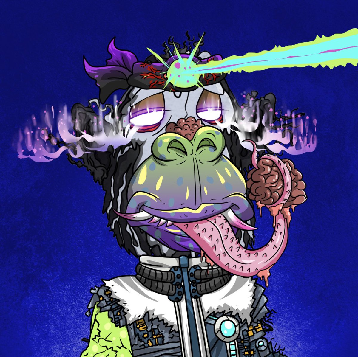 NickKimbrough10's tweet image. I love my #MutationNation Apes by @Ape_NationNFT !!