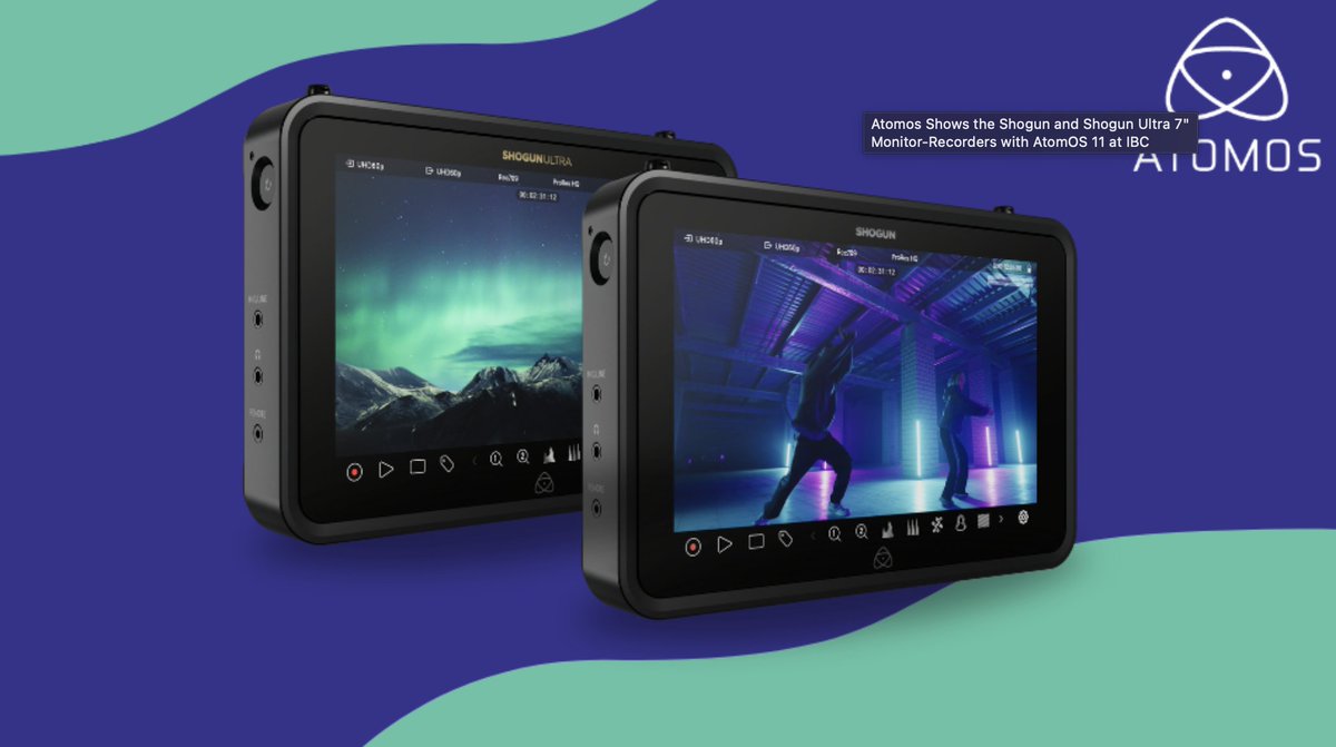 bhphoto's tweet image. Give your rig a boost with a full recording and monitoring system right on top of your camera with the new Shogun and Shogun Ultra Monitor-Recorders, just announced by @AtomosGlobal at #IBC2023
➡️  bhpho.to/46gFrF7
