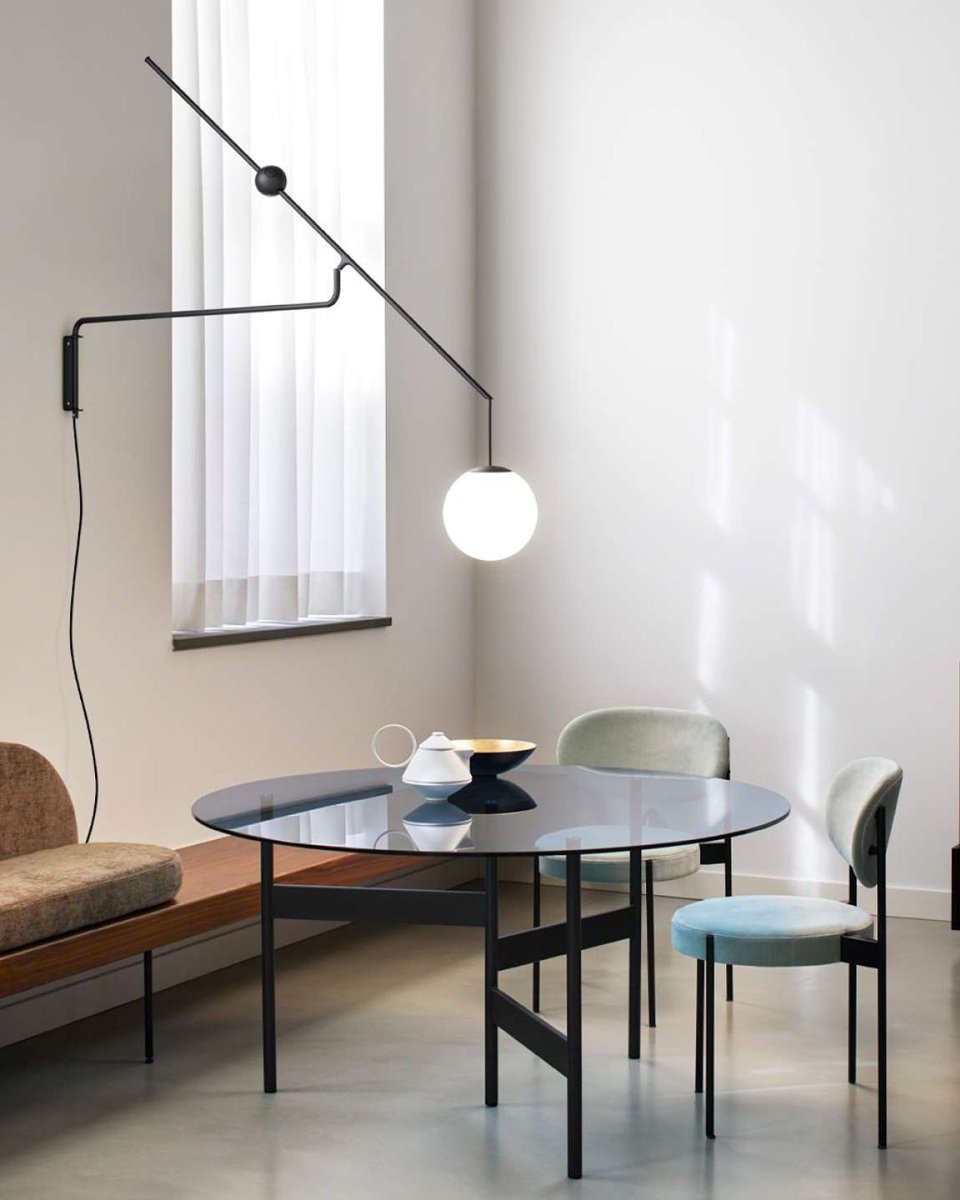 Inspired by Studio Shulab's Israeli heritage, the Malamata lights offer versatility like no other. Featuring an adjustable diffuser, you can move it up &amp; down effortlessly w/ a sphere counterweight.

Currently 15% off during the Semi Annual Sale: buff.ly/468y0Qi