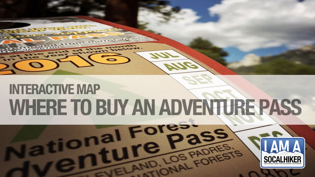 Many of the trailheads for the SoCal Six-Pack of Peaks Challenge trailheads require an Adventure Pass. Get yours here:  bit.ly/2en4RZO

#sixpackofpeaks