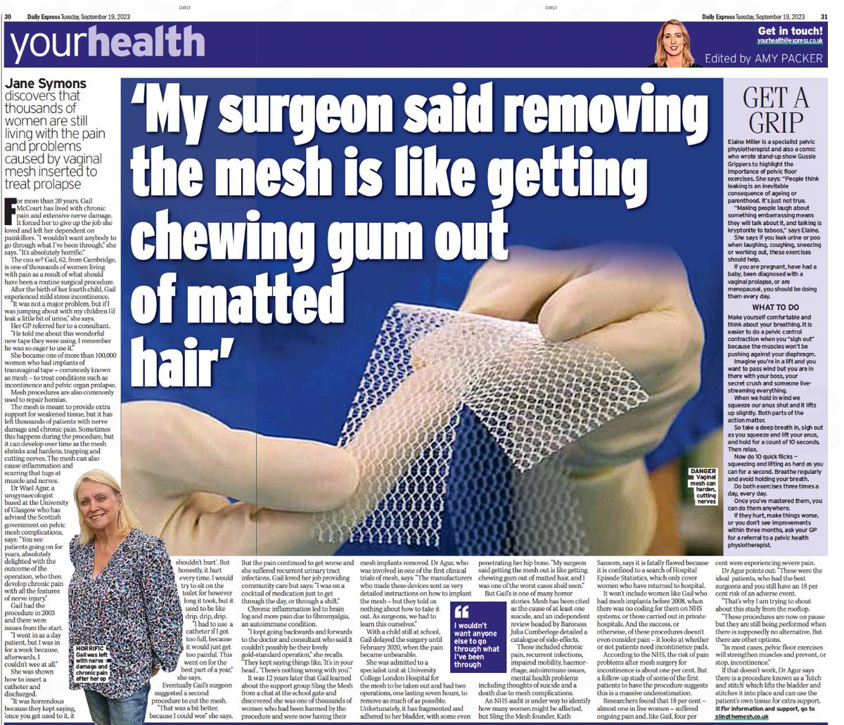 Thanks to Gail and Kath from @slingthemesh for helping me tell this shocking story in today's @Daily_Express and @DailyMirror