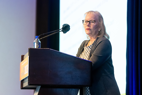 ABMSCert's tweet image. &quot;More than half of states have abortion restrictions and 53 percent of residents surveyed indicated they are less likely to practice in states with restrictions,&quot; according to Susan M. Ramin, MD of @boardobgyn at the #ABMS2023 Opening Plenary. #Dobbs