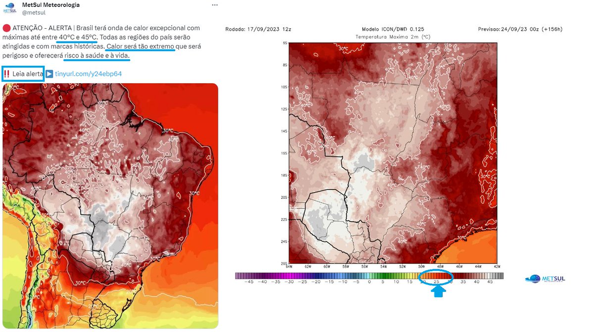 Vamos "Treler" a história 'climática' mais ridícula dessa semana?

No dia 17/09 a MetSul <a href="/metsul/">MetSul.com</a> postou sobre uma onda de calor que se aproxima. Vamos dar uma destrinchada nessa historinha para ganhar seguidor?

Você certamente foi impactado por essa notícia que saiu nas redes e