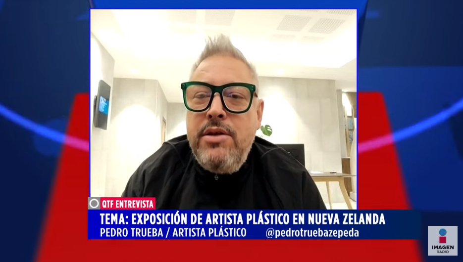 No enlazamos con un #MexicanoRifado, @PedroTrueba Zepeda para que nos hable sobre su exposición en Nueva Zelanda. #AlAireQTF