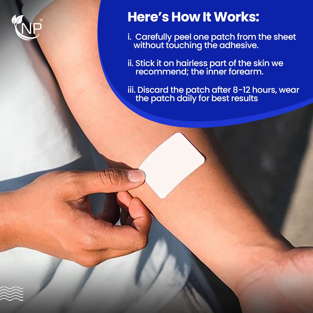 NutraPatch's tweet image. Our Anxiety Aid Patch is your companion on the path to inner peace, a tool in our arsenal against anxiety, and a reminder that we have the strength to face whatever life throws our way. 💪🌟 

#NutraPatch #VitaminPatch #Vitamins #Anxiety #Awareness #NoSideEffects #AnxietyAid