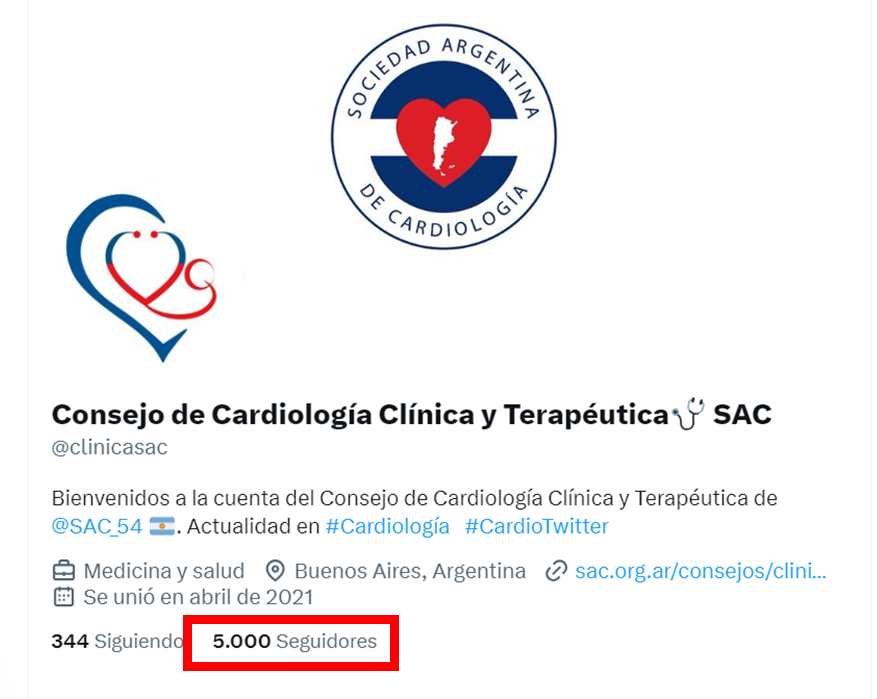 Consejo de Cardiología Clínica y Terapéutica🩺 SAC tweet media
