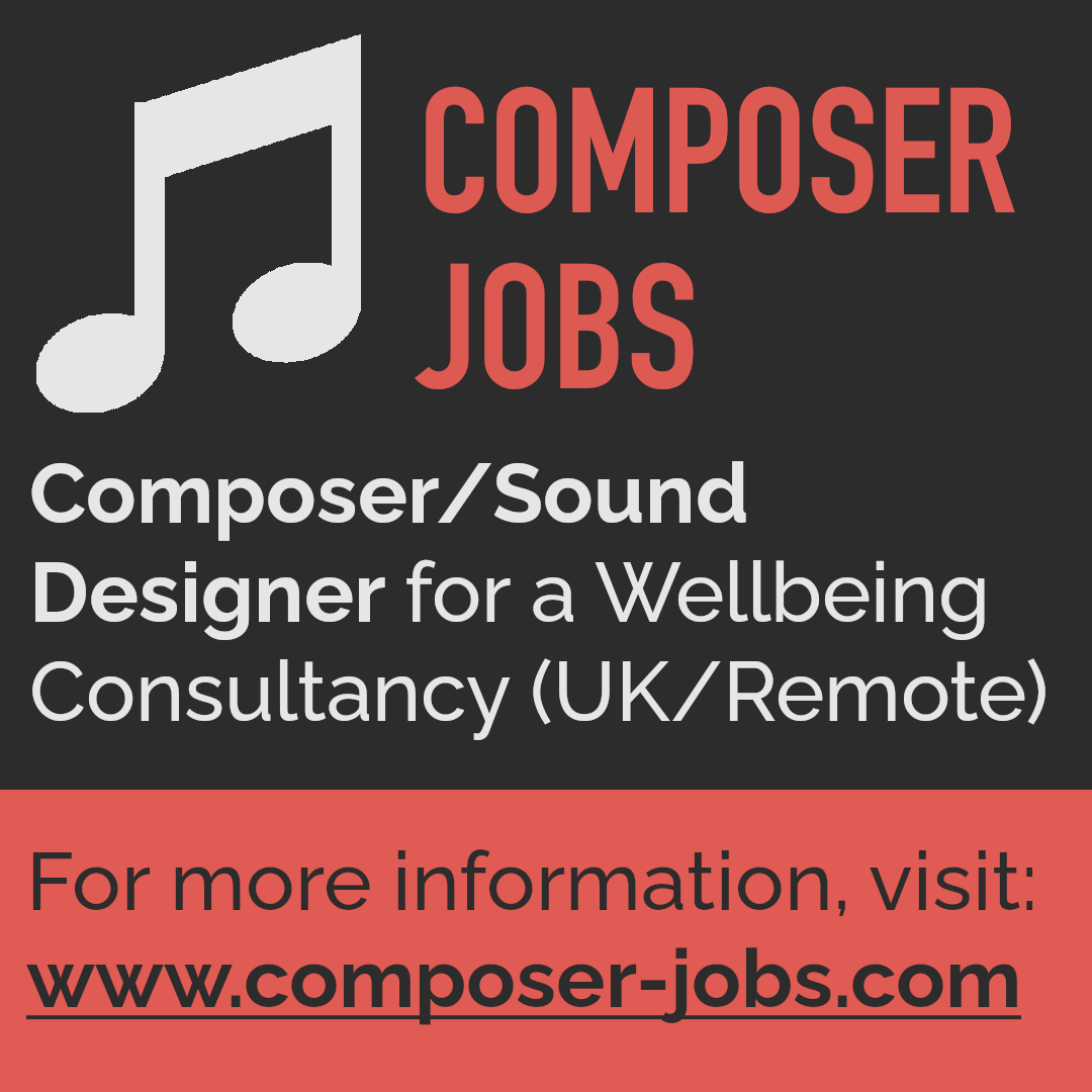 ComposerJobs's tweet photo. Looking for a Composer/Sound Designer!

See https://t.co/rXzDbUDmMm for more information.

#ComposerJobs #Composer #ComposingJobs #MusicComposingJobs #MusicComposerJobs #MusicComposing #SoundDesignerJobs #SoundDesigner #SoundDesigningJobs #SoundJobs #SoundDesigning #SoundDesigner https://t.co/Jz3GAZJl8L