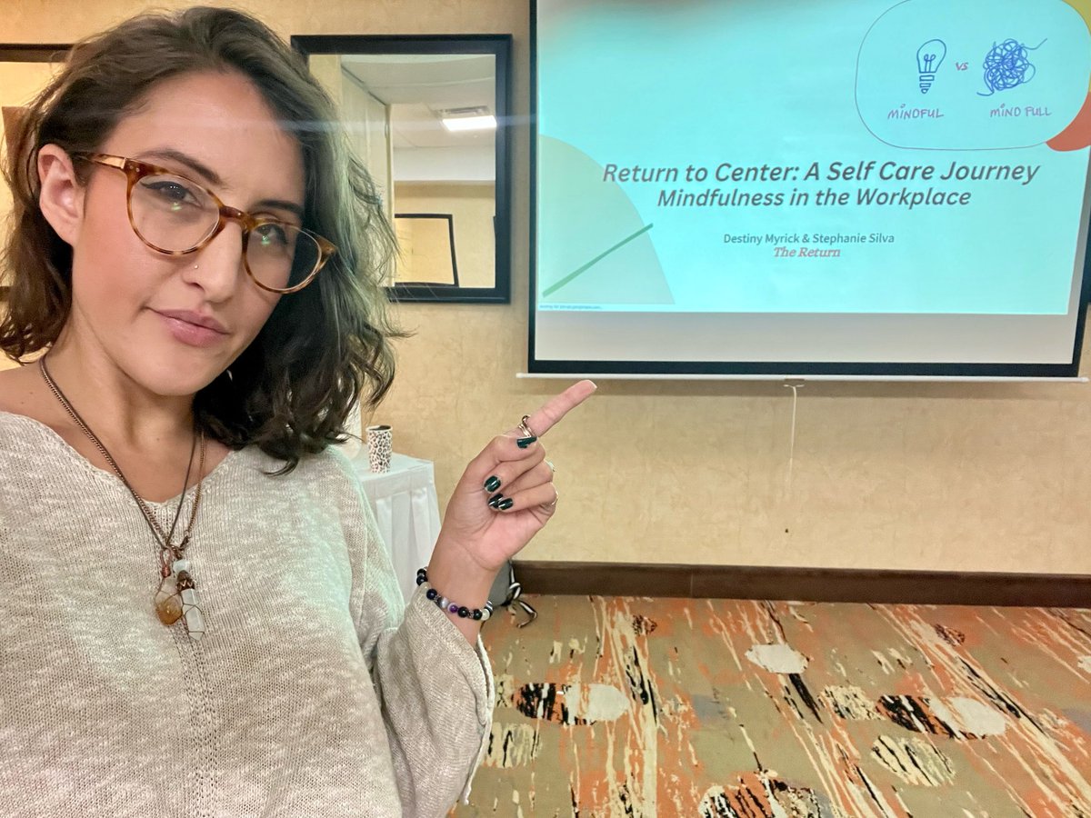 steph_feels's tweet photo. We hosted our first conference breakout session.
Self-love and self-care is a win for us all.
Celebrating how far we have come and the mystery that is unfolding 🫶
#WatertownNY #VAC #holdownupstate https://t.co/YKRNVdFcKT