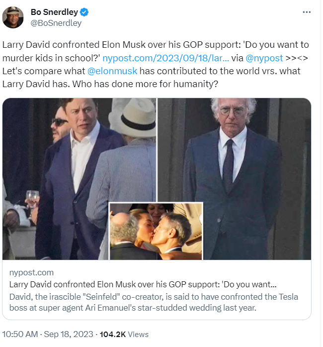 Srirachachau's tweet photo. Seinfeld is more important than anything Musk has ever done, will ever do https://t.co/xTLXPa5lTp