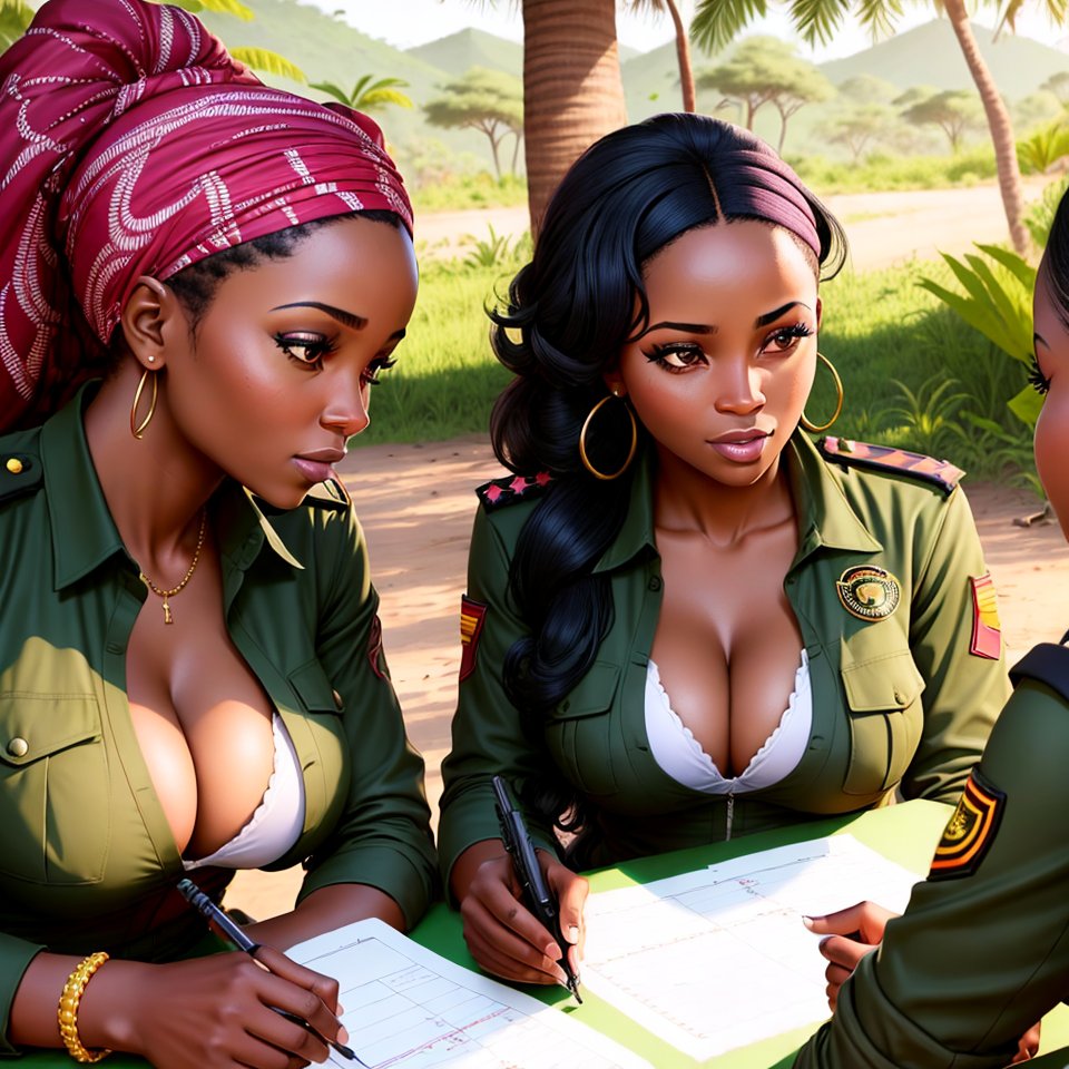 eroversedream's tweet photo. Guerrilla warfarw also requires planning from the top brass...

#guerrillawaifu challenge by @alexferrart3D 

#AIart #AIArtwork #aiartcommunity #waifu https://t.co/qKACC3a0RR