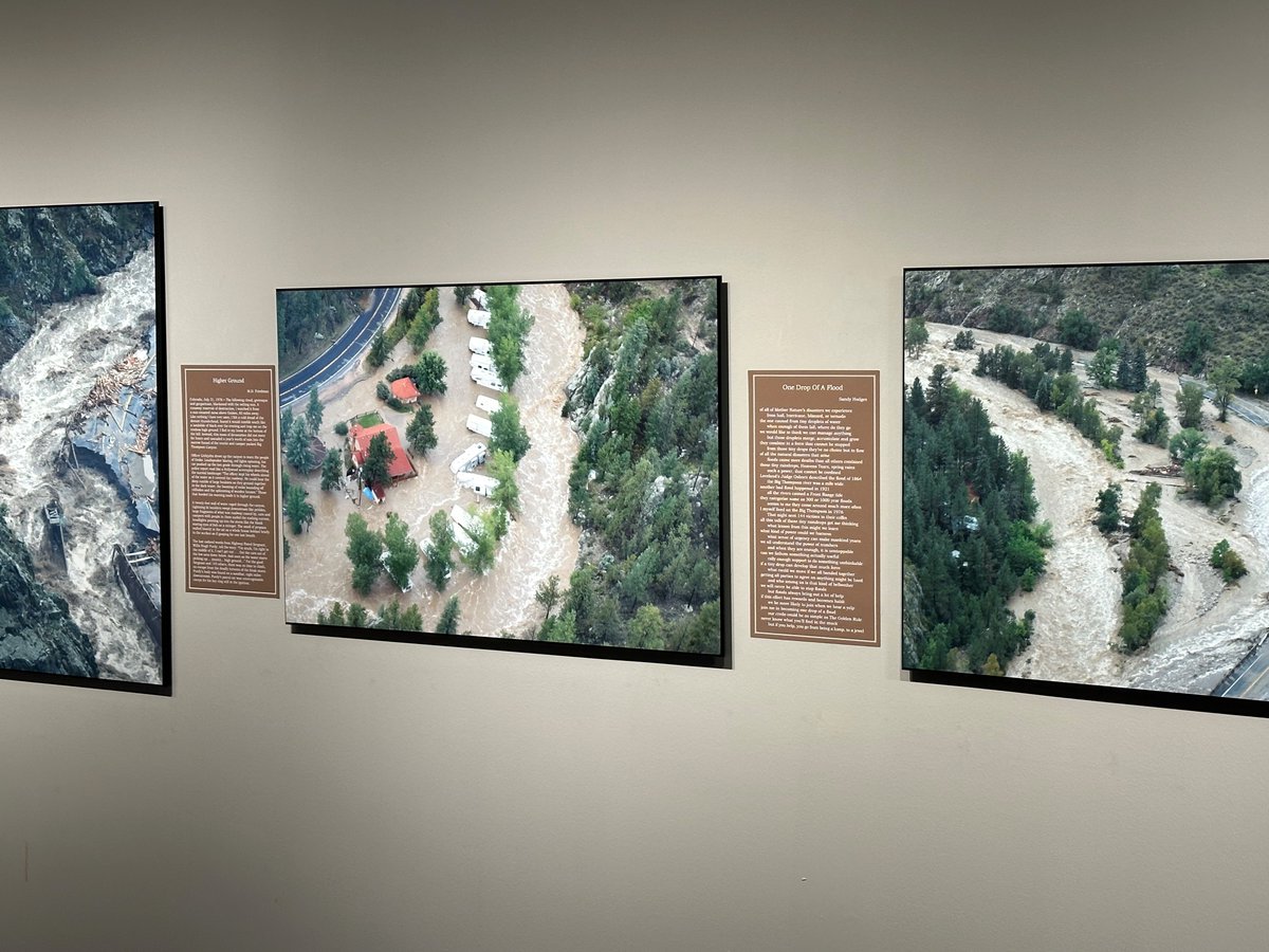 In correlation with the <a href="/CityofLoveland/">City of Loveland</a>'s release of the documentary Tragedy to Triumph to remember the 2013 floods, make sure you stop by to visit our exhibit featuring the photographs of the floods to remember this historic event. youtu.be/S4cZm7uyZYc?si…