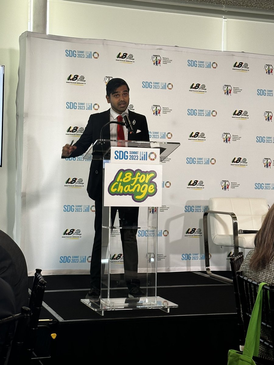 PMNCH (@pmnch) on Twitter photo We are kicking off Accelerating SDG Commitments: 1.8 Billion Adolescents and Youth Transforming our World: High-level luncheon dialogue
With <a href="/LeviSingh6/">Levi Singh</a> welcoming young leaders from around the world #1point8 We are kicking off Accelerating SDG Commitments: 1.8 Billion Adolescents and Youth Transforming our World: High-level luncheon dialogue
With <a href="/LeviSingh6/">Levi Singh</a> welcoming young leaders from around the world #1point8