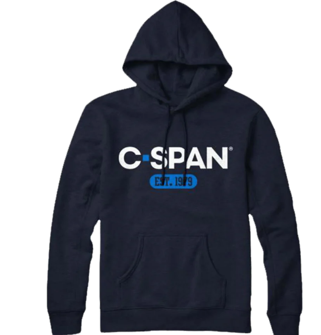 HowardMortman's tweet photo. Now that the U.S. Senate will no longer enforce its dress code for members, this is the PERFECT time to order your C-SPAN hoodie!

https://t.co/TXFClxd7Az https://t.co/kkqrcm43YT