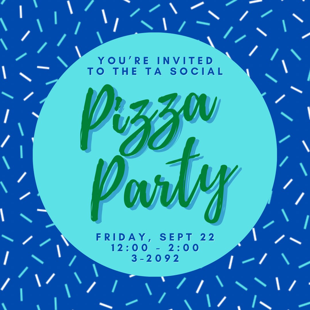 unbccupe2278's tweet photo. Join us this Friday! Get to know your fellow TAs, say hi to your union reps, and grab some pizza! https://t.co/J4ovbEgqaY