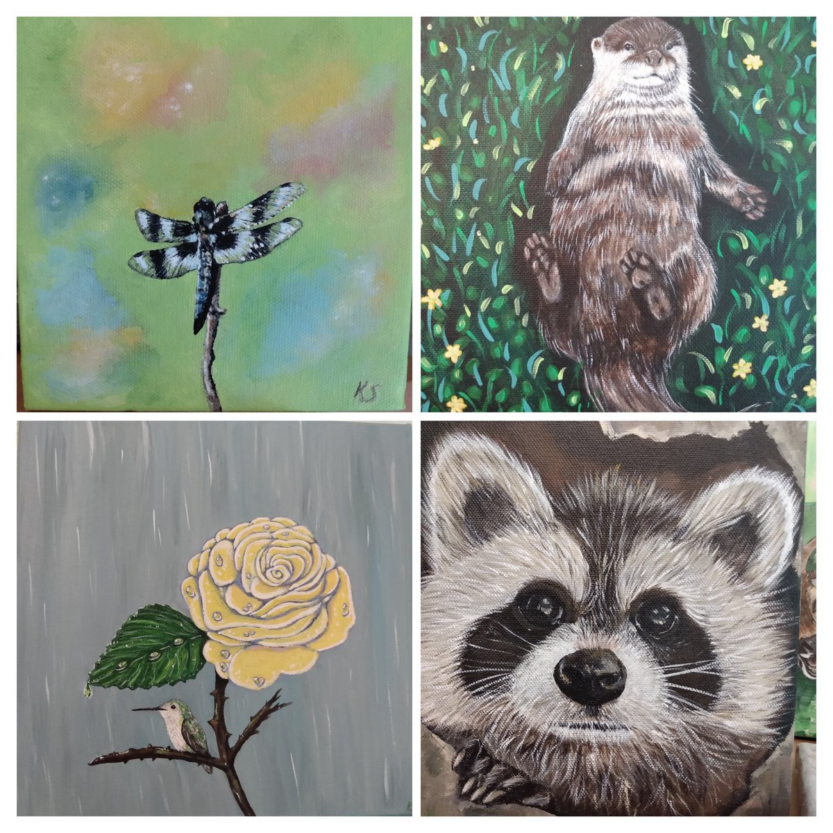 ksneathart's tweet photo. Just a few of my paintings available in my Etsy shop! Hoping to add more soon gotta do housework today! #etsyshop #etsy @etsy #EtsySeller  #animalpaintings #paintingsforsale https://t.co/7XqLbdR6lO https://t.co/bNlKjbXjT0