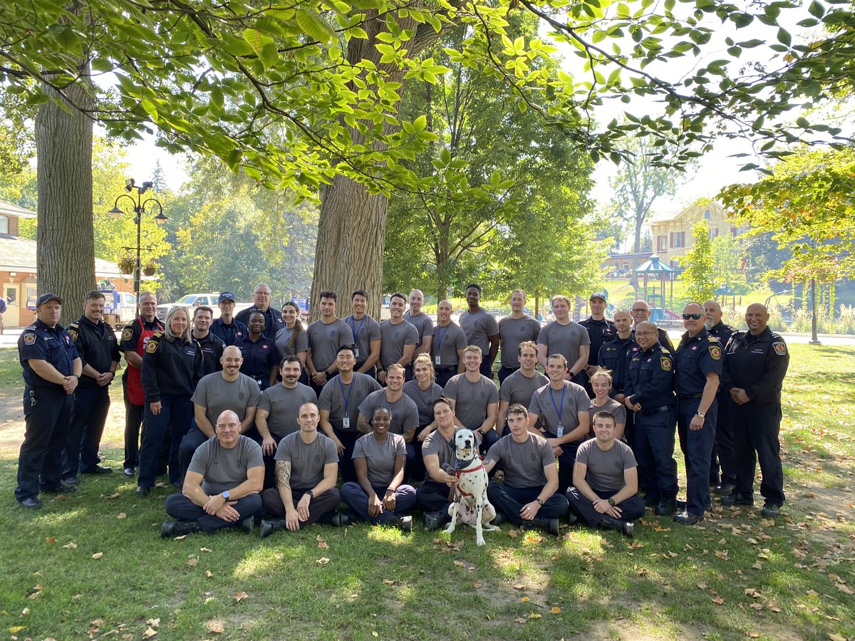 A great afternoon in Gage Park with the recruit class of 2023, raising funds for the United Way at the all Staff BBQ^mdc