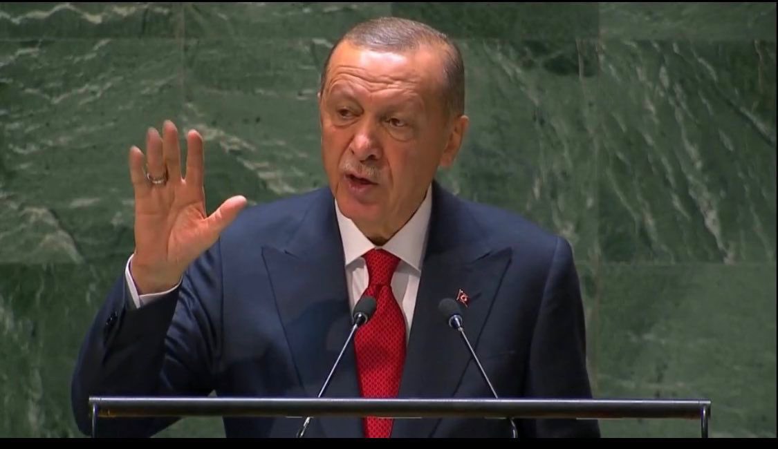 Cumhurbaşkanımız Sayın Recep Tayyip Erdoğan, Birleşmiş Milletler 78. Genel Kurulunda bir kere daha haykırdı; “Dünya 5’ten büyüktür” ve “Karabağ, Azerbaycan’ın toprağıdır!”