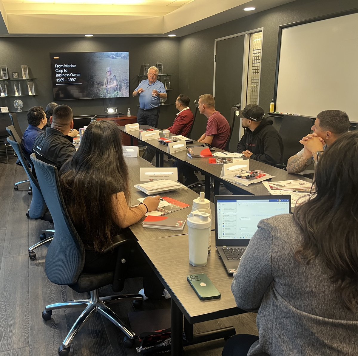 New Hire Orientation Day! Our Chairman, Rich, sharing TMHNC's foundation and history!

#tmhnc #tmhnclife #toyotamaterialhandling #toyotaforklift #bayarea #livermore #salinas #fresno #sacramento