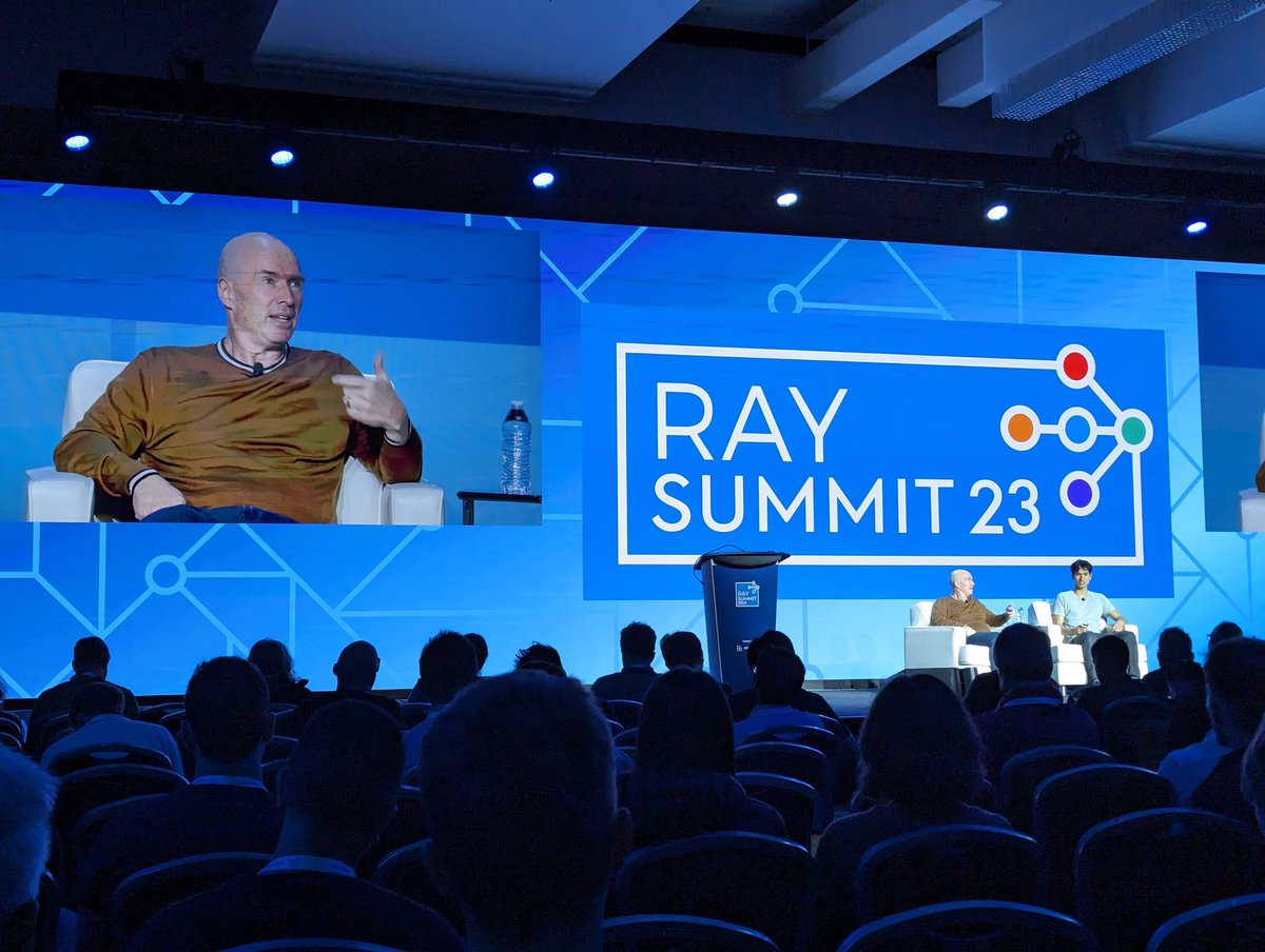 Listening to the legend @bhorowitz @Ray_Summit_Live #AI #ML #RaySummit  #LLMs raysummit.anyscale.com
