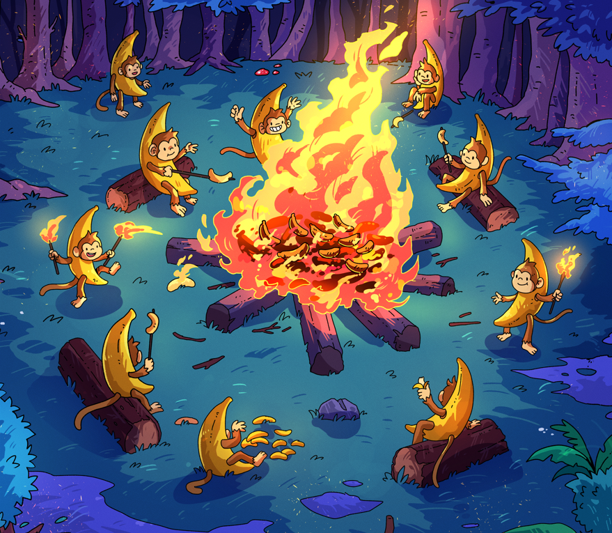 TOKEN BURN

With our refund programme, we essentially bought back tokens using ETH.

This was a total of 100k+ tokens, worth over $1M. We just sent out the last of the airdrop to eligible people (e.g. 1inch limit orders), so we burnt the rest!

96289 $BANANA burnt forever.