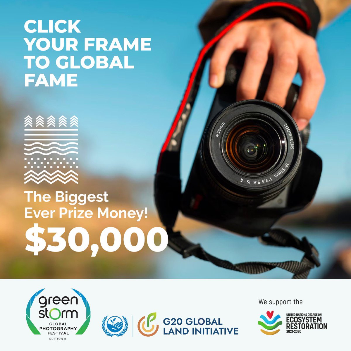 UN is doing a Global Photography competition on beautiful landscapes. Very high prizes (total 30,000 USD) and separate category for professionals, amateurs and students.

Please can you share this widely in your network, as well as submit a picture.

greenstorm.green