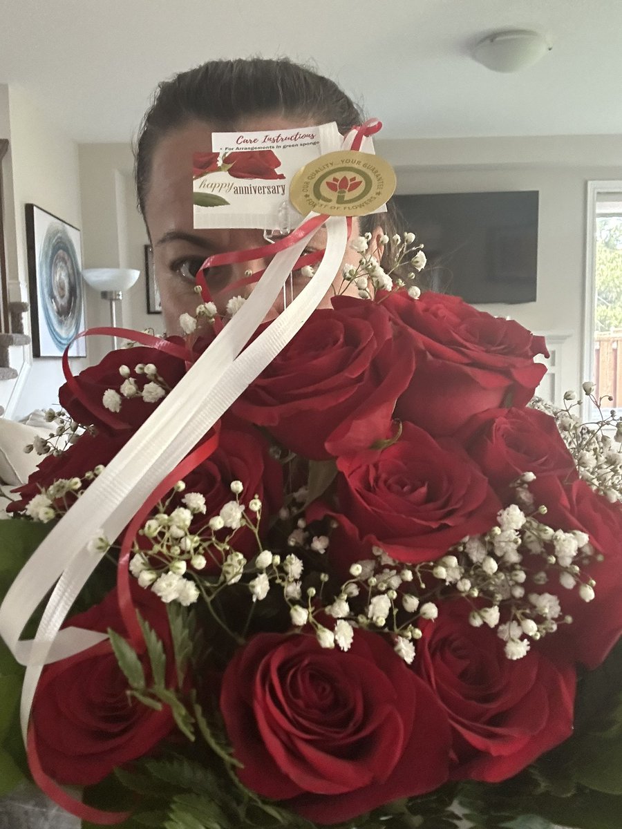 Happy 3rd anniversary, <a href="/couchman/">Colin Couchman</a>! Let’s make it a year more lovely than these roses. 💜🌹