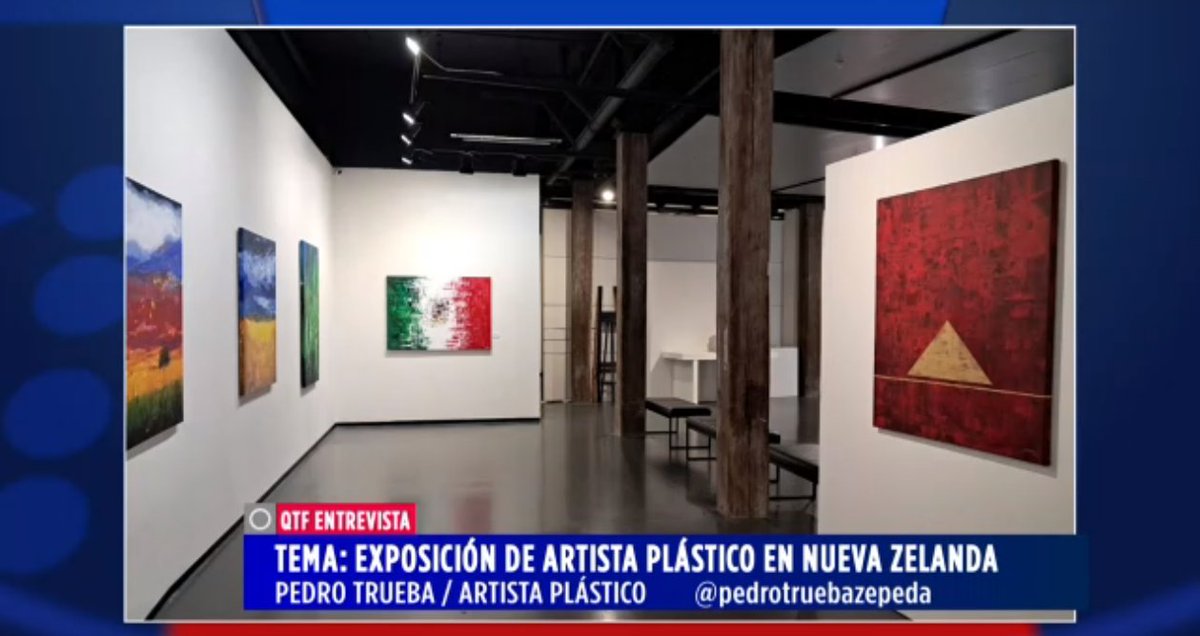 Mexicano lleva su obra a Nueva Zelanda. ¡Gran orgullo! 🎨 @PedroTrueba, artista plástico y arquitecto mexicano, nos comparte los detalles en ¡Qué tal Fernanda! con @qtf. goo.su/Hi6hC