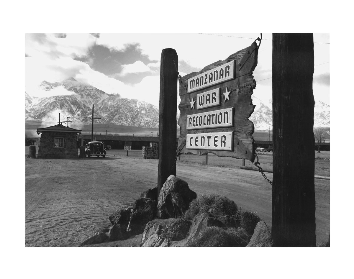 We are one week away from the opening of next Main Gallery exhibit. This exhibition features photographs by Ansel Adams of the Japanese American relocation camp in Manzanar, California, during World War II.