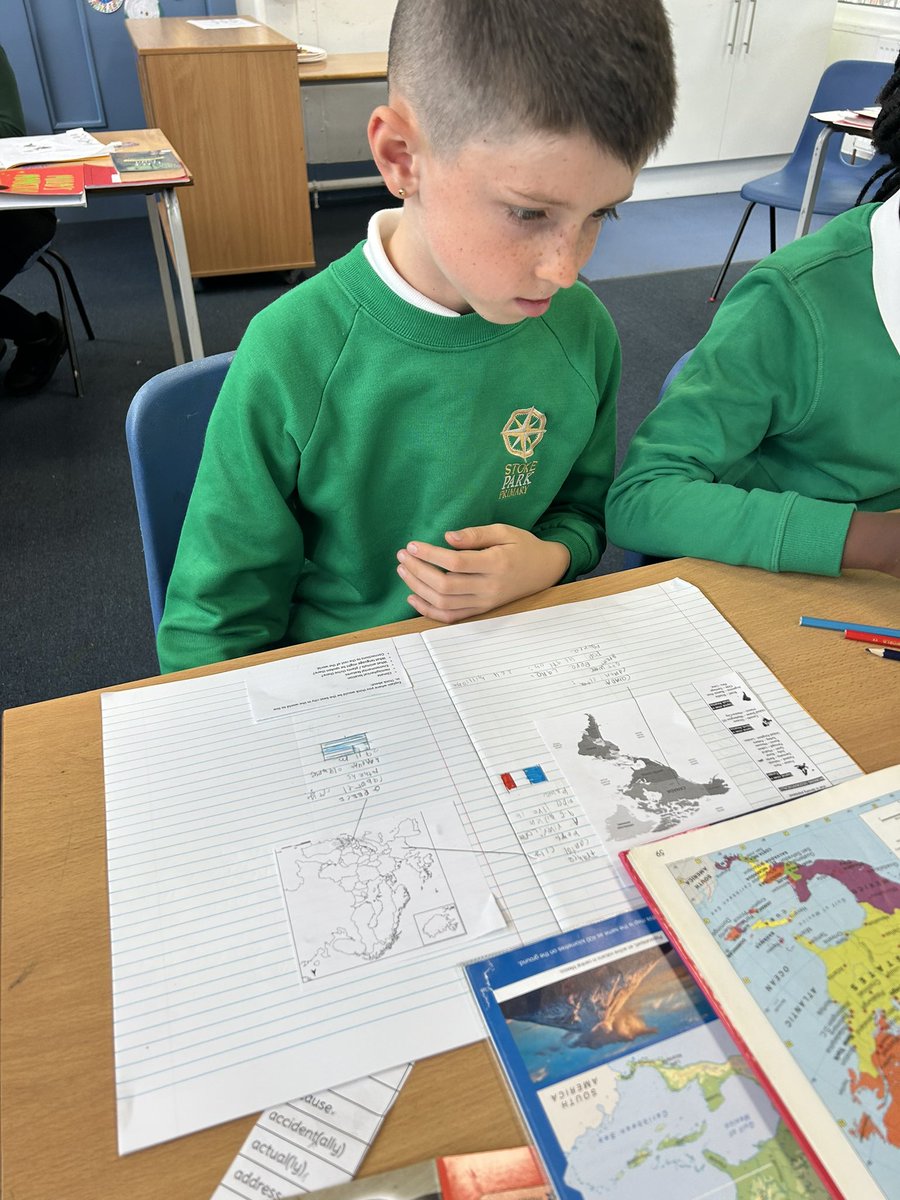 In Year 5, we are geographers! We can use our map skills to find key information about country such as capital city, population and physical features and annotate our own maps with key facts! 🗺️ 🧭 
<a href="/Curriculum_USP/">Curriculum with USP</a>