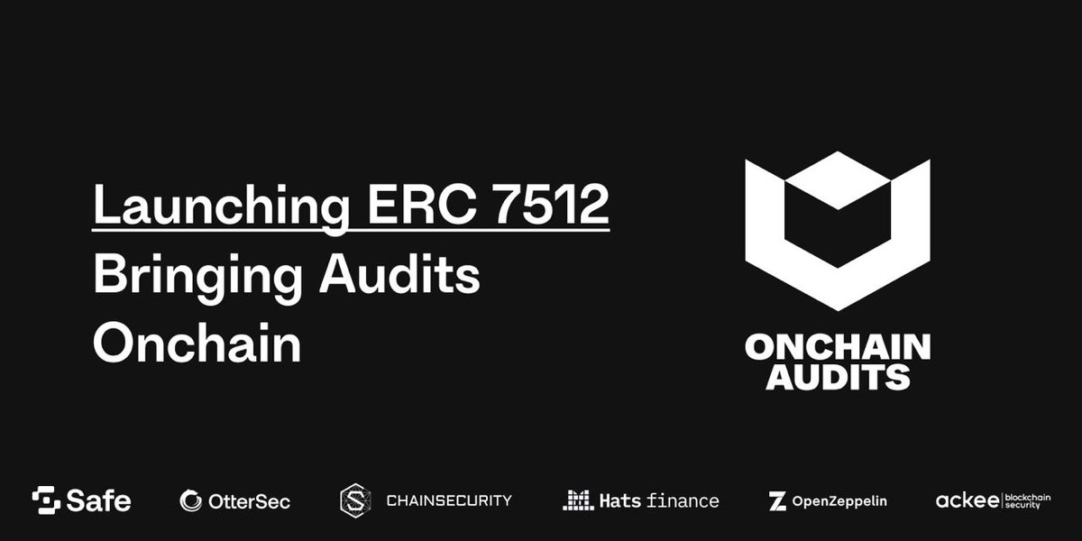 HatsFinance's tweet image. Big news for the security community! Hats has co-authored the new ERC7512 for on-chain audit representation.
With Hats, it was already possible to verify directly on-chain if a project has been audited &amp;amp; if it runs a bug bounty. But now contributing to an industry standard