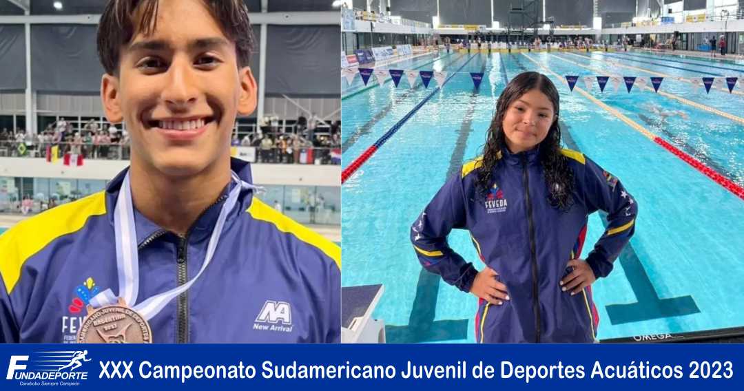 Los carabobeños Javier Colmenares y Alessandra Dávila destacaron en el Campeonato Sudamericano Juvenil de #DeportesAcuáticos fundadeporte.gob.ve/carabobo/campe…