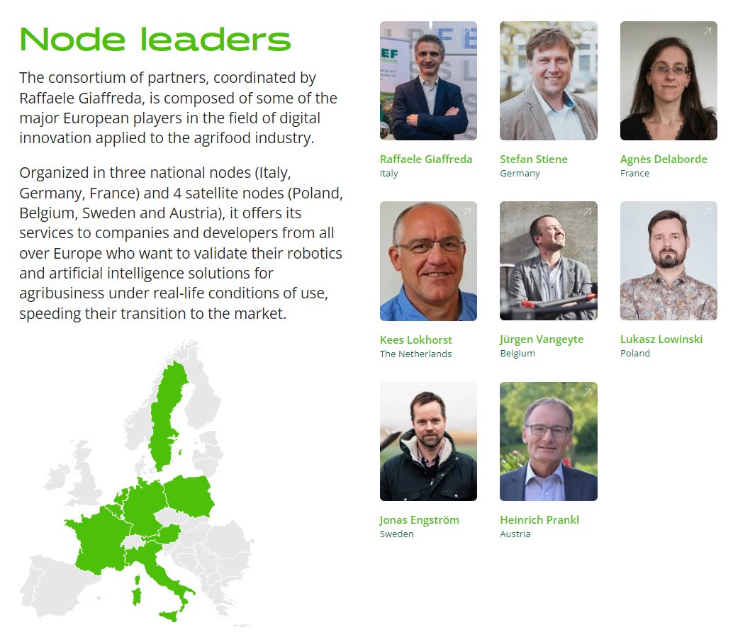 madtuirer's tweet image. @Gradiant y otras entidades españolas (#AGACAL @DATAlife_DIH @UdL_info @Univcordoba @HispatecAGRO y otros) trabajamos para unirnos pronto al proyecto #agrifoodTEF como nodo sátelite nacional gracias al apoyo de @mapagob, añadiendo España al mapa agrifoodTEF europeo