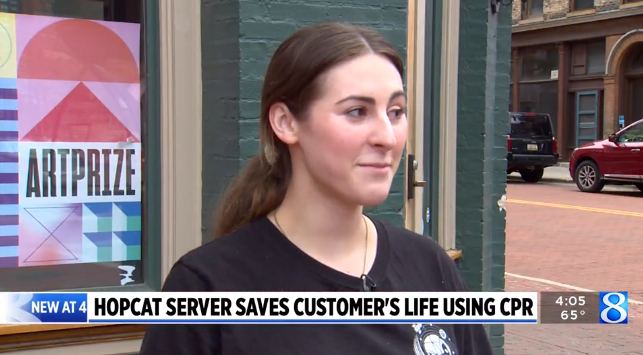 GVSUSimCenter's tweet photo. "Laminan said she’s been certified in CPR three times during her time at GVSU. And while she had seen patients before coding during her time in the clinic, this was the first time she had to give compressions herself."
https://t.co/WO60eaMom4 https://t.co/a9g856aaWj