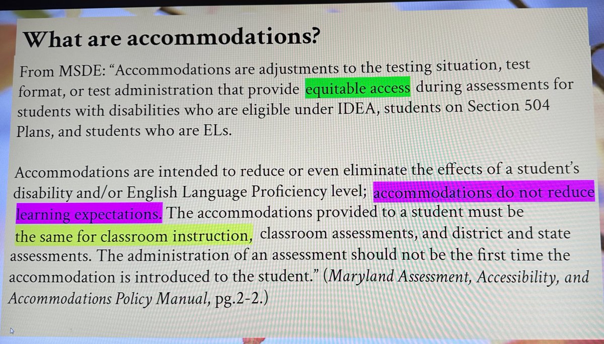 DavidKim_WLES's tweet photo. 8am staff meeting/professional development is a thing in ES. Having an awesome presentation on accommodations and tips on implementation in the classroom makes it worth it (2 red bulls make it doable 😅😂) #TheLanding #WLES #RealPD #EveryDayNotJustDuringTesting https://t.co/afrMMRObp1