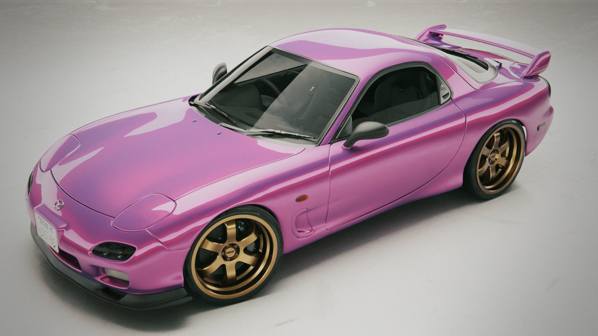 After meticulously rebuilding the stock Mazda RX-7 Spirit R, I confidently added new tires and carbon material inserts to the splitter and mirrors. To truly bring out the character of the car, I finished with a bold candy paint finish

#mazda #rx7 #spiritR #automotive #cgi