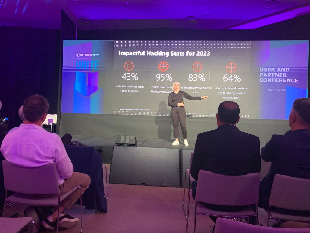 OneIdentity's tweet photo. We're thrilled to have @PaulaCqure at #OneIdentityUNITE! As CEO of @cqure, Enterprise Security MVP, and Microsoft Regional Director, Paula dropped knowledge on the 10 common remote security mistakes. 👇 https://t.co/zF6pMDNLpZ