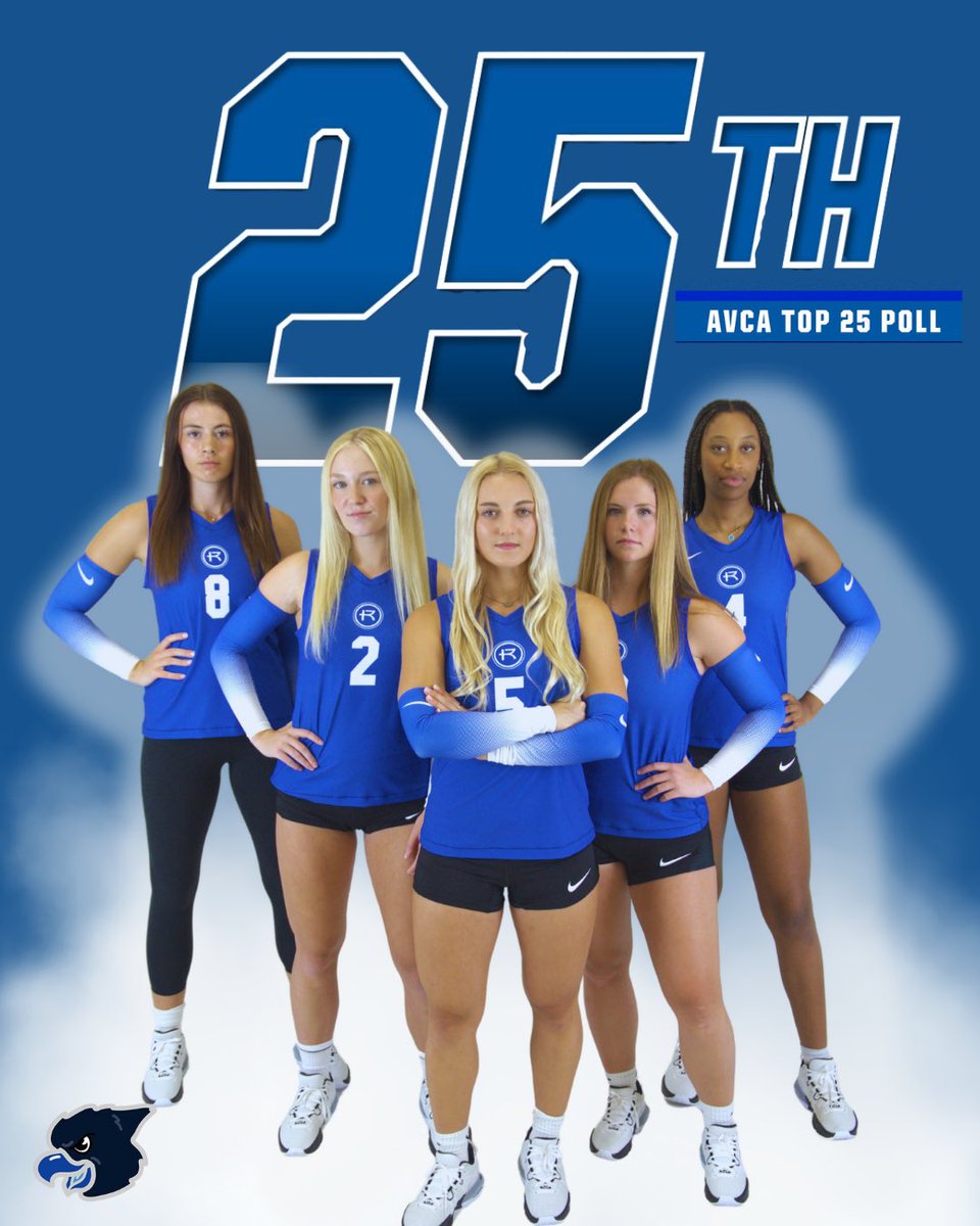 Rockhurst Athletics (@ruhawks) on Twitter photo Guess who's serving up some serious talent? 🏐🔥 That's right, <a href="/rockhurstuvb/">Rockhurst University Volleyball</a> is now a force to be reckoned with, grabbing the #25 spot in the AVCA TOP 25 Poll! Let's keep the cheers and victories coming, Hawks! 🙌 #RankedTop25 #RockU Guess who's serving up some serious talent? 🏐🔥 That's right, <a href="/rockhurstuvb/">Rockhurst University Volleyball</a> is now a force to be reckoned with, grabbing the #25 spot in the AVCA TOP 25 Poll! Let's keep the cheers and victories coming, Hawks! 🙌 #RankedTop25 #RockU