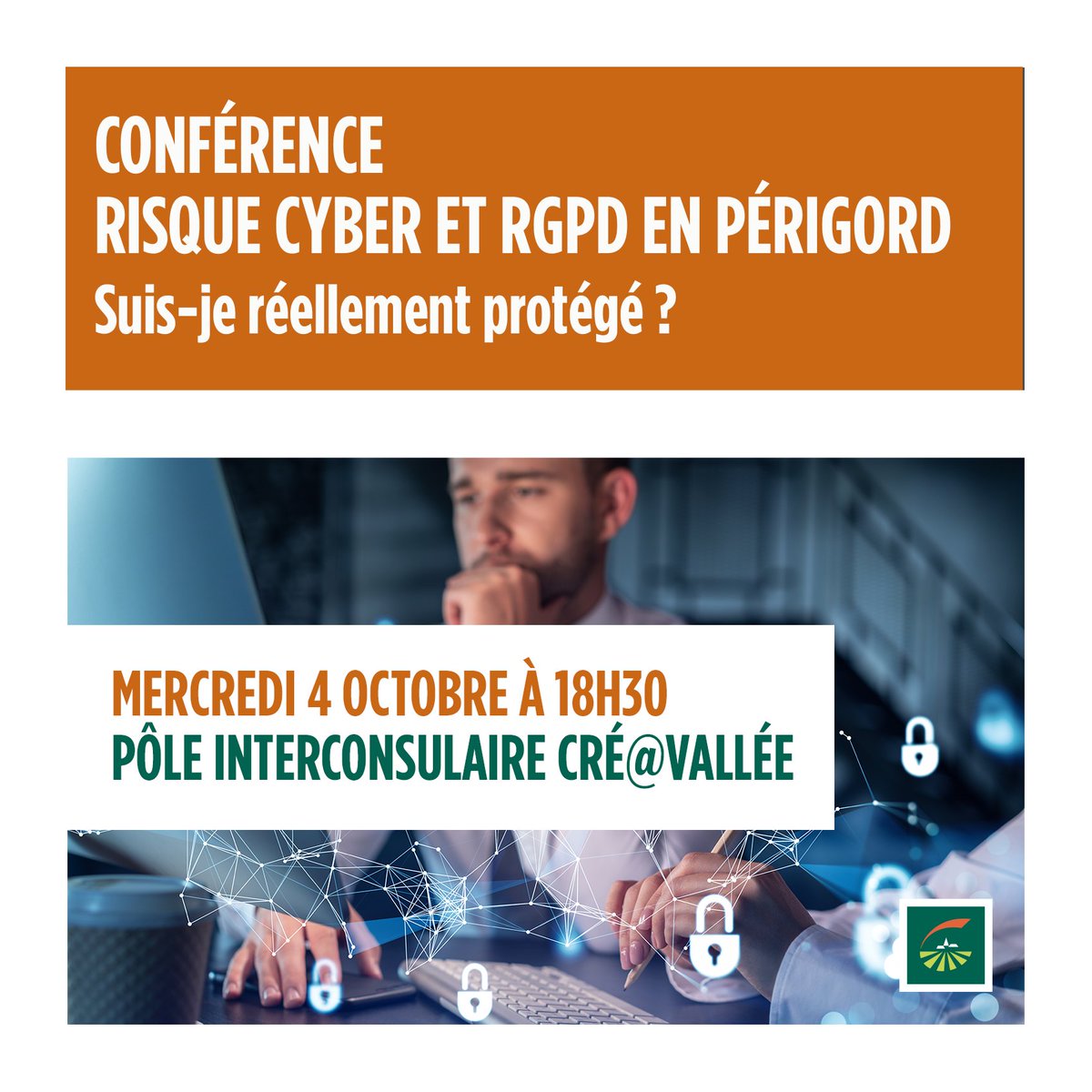 Entreprises, artisans ,Commerçants, Professionnels, #Groupama vous accompagne. Le 4 octobre, rejoignez nous ! Anticiper, afin d'éviter le risque !