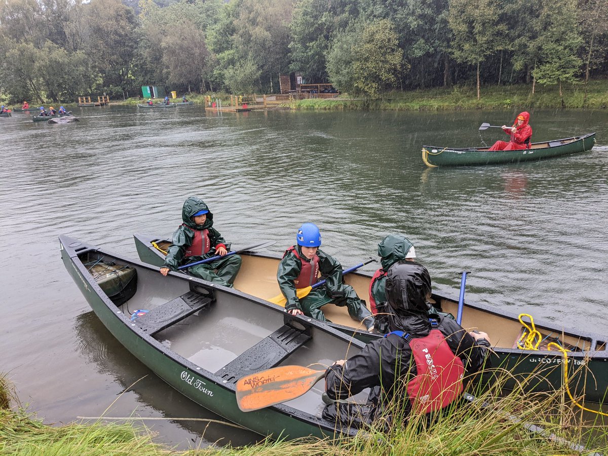 Lovely weather for ducks.  Canoeing on the lake for two groups this afternoon.
