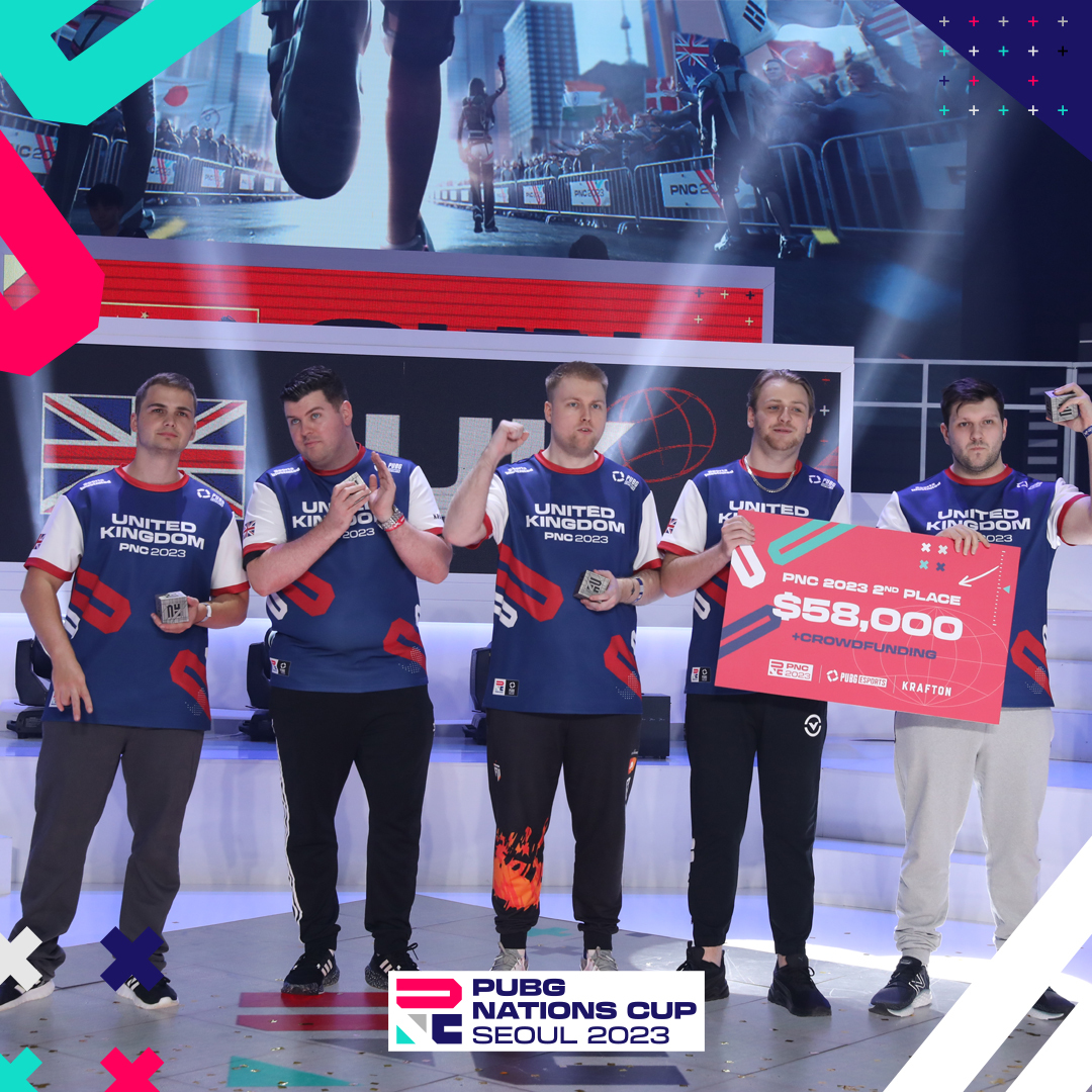 Second place for Team UK after huge plays on Day 3!🇬🇧🔥 #PNC2023 #PUBGEsports